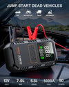 Portable Car Jump Starter with Tire Inflator