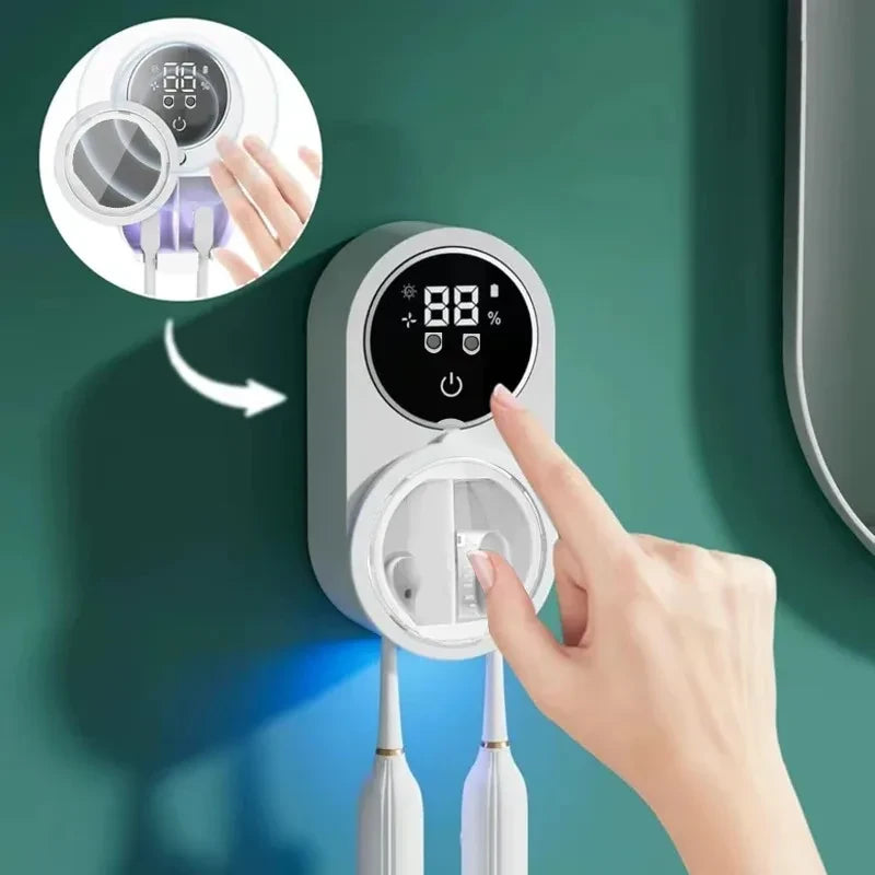 Wall Mounted Toothbrush Disinfection Holder