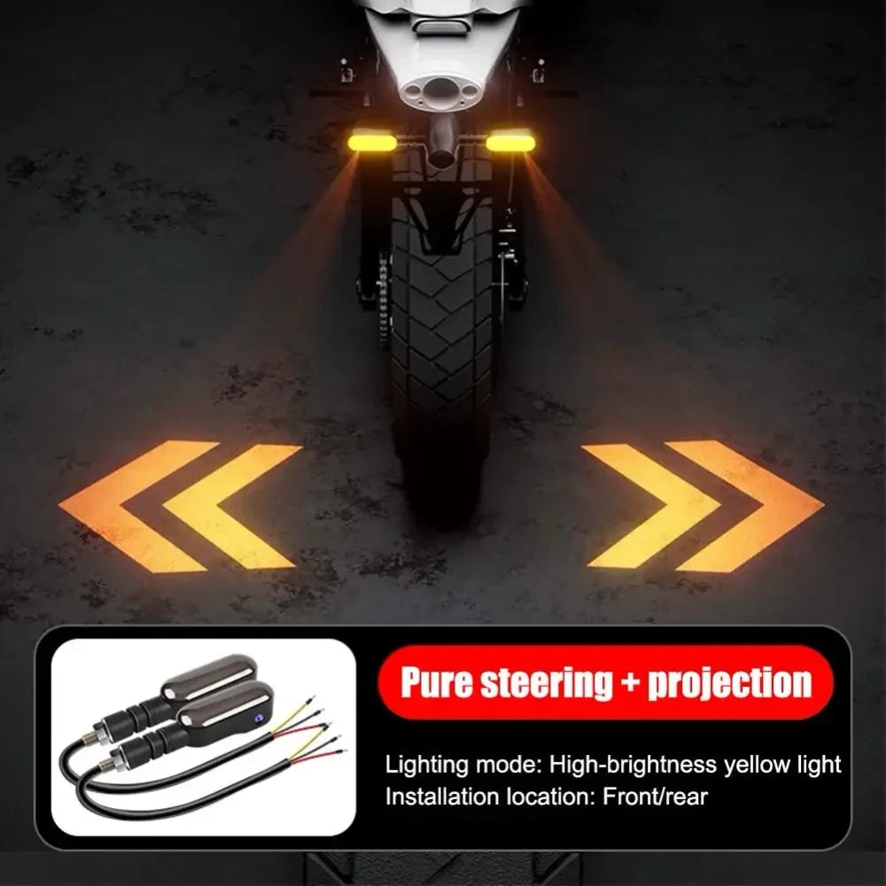 Universal Motorcycle Projection Turn Signal Lamp