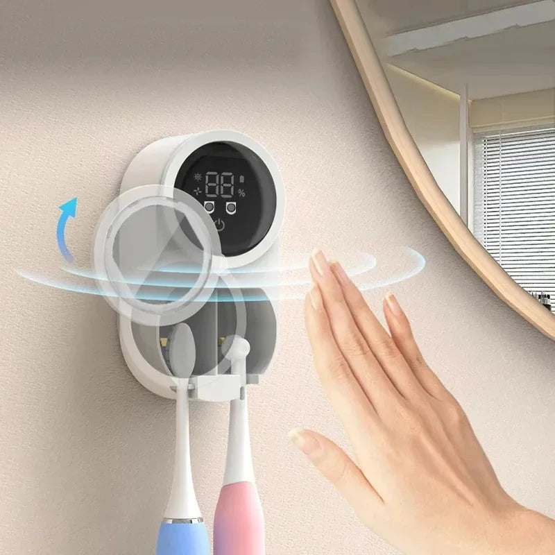 Wall Mounted Toothbrush Disinfection Holder