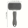 Self-Cleaning Pet Grooming Brush