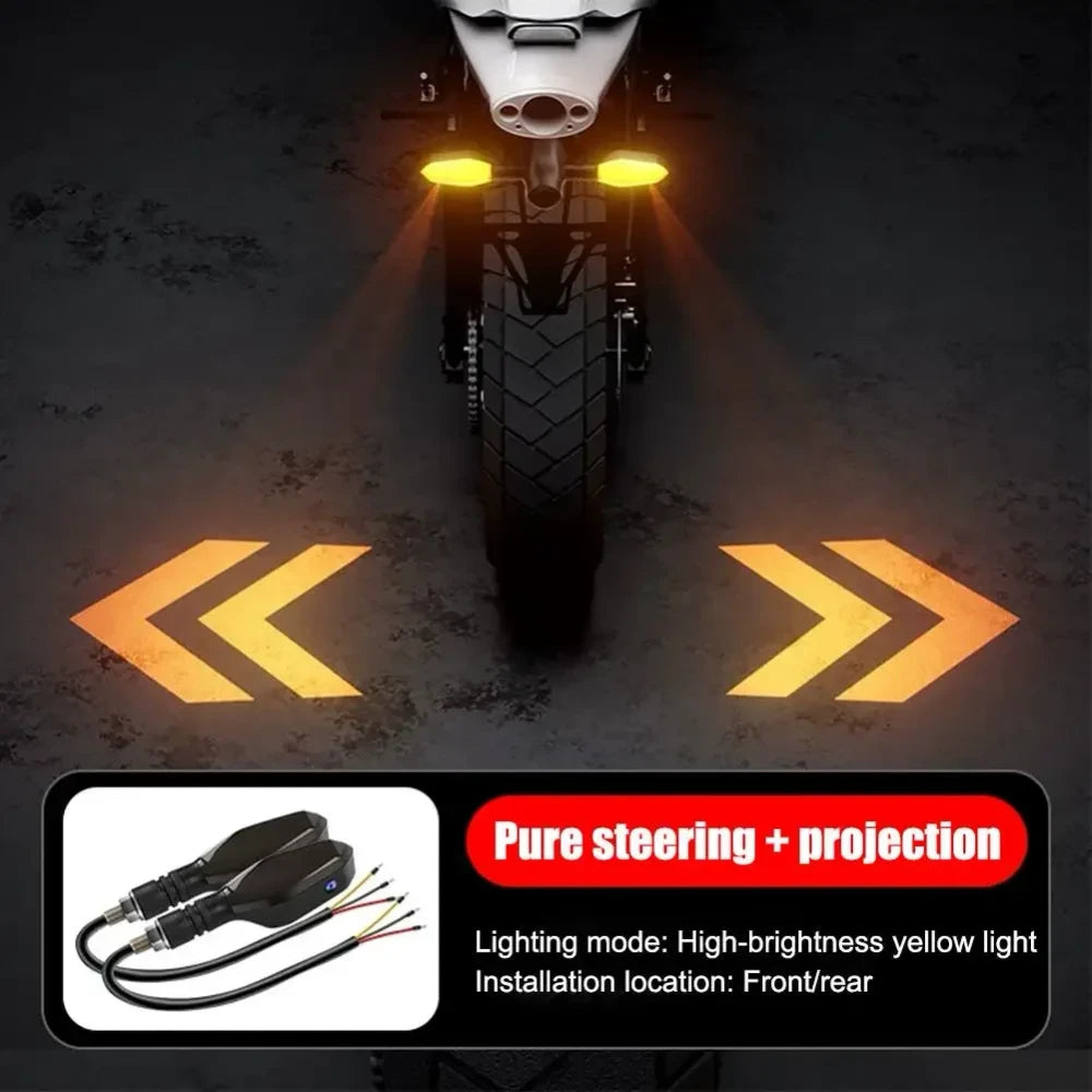 Universal Motorcycle Projection Turn Signal Lamp