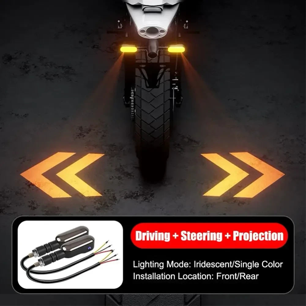 Universal Motorcycle Projection Turn Signal Lamp