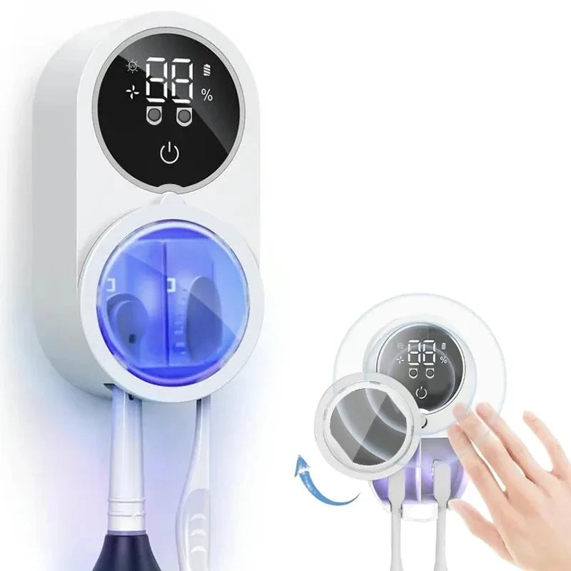 Wall Mounted Toothbrush Disinfection Holder